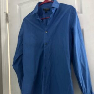 Express Modern Fit Blue Shirt